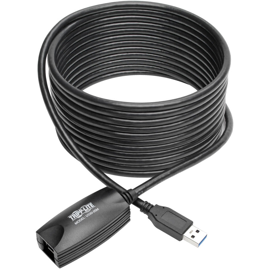 Tripp Lite 5M USB 3.0 SuperSpeed Active Extension Repeater Cable A M/F 16ft 5 Meter