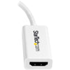 StarTech.com Mini DisplayPort to HDMI 4K Audio / Video Converter - mDP 1.2 to HDMI Active Adapter for Mac Book Pro / Mac Book Air - 4K @ 30 Hz - White