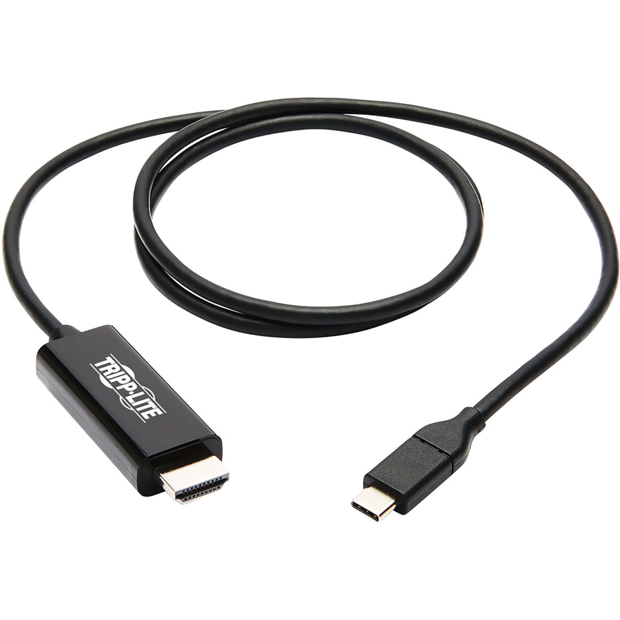 Tripp Lite USB C to HDMI Adapter Cable USB 3.1 Gen 1 4K M/M USB-C Black 3ft