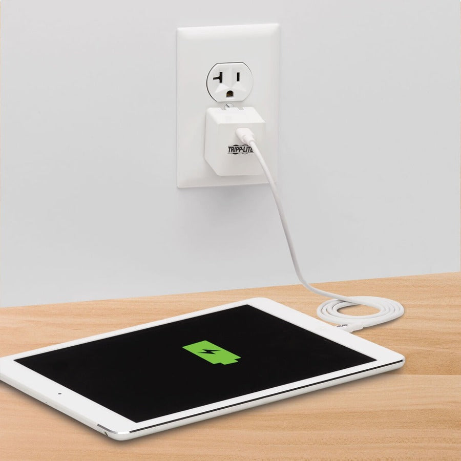 Tripp Lite USB C Wall Charger Compact 40W GaN Technology Power Delivery 3.0