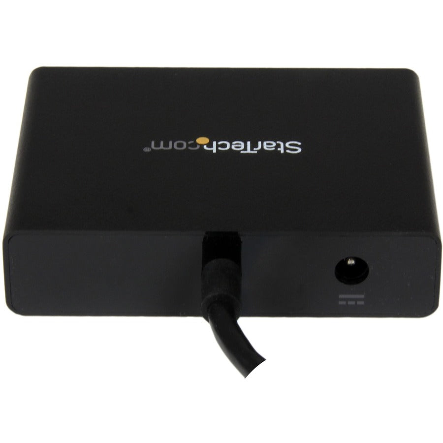 StarTech.com 3-Port Multi Monitor Adapter, DisplayPort 1.2 MST Hub, Dual 4K, 1x 1080p, Video Splitter for Extended Desktop Mode, Windows