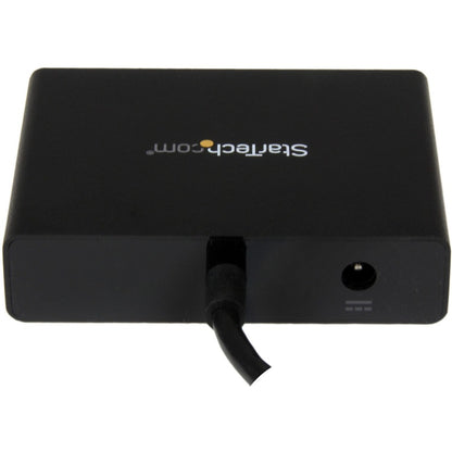 StarTech.com 3-Port Multi Monitor Adapter, DisplayPort 1.2 MST Hub, Dual 4K, 1x 1080p, Video Splitter for Extended Desktop Mode, Windows