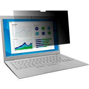 3M Privacy Filter Black - For 15.6" Widescreen LCD Notebook - 16:9 - Dust Resistant, Scratch Resistant - For 15.6" Widescreen LCD Notebook - 16:9 - Dust Resistant, Scratch Resistant