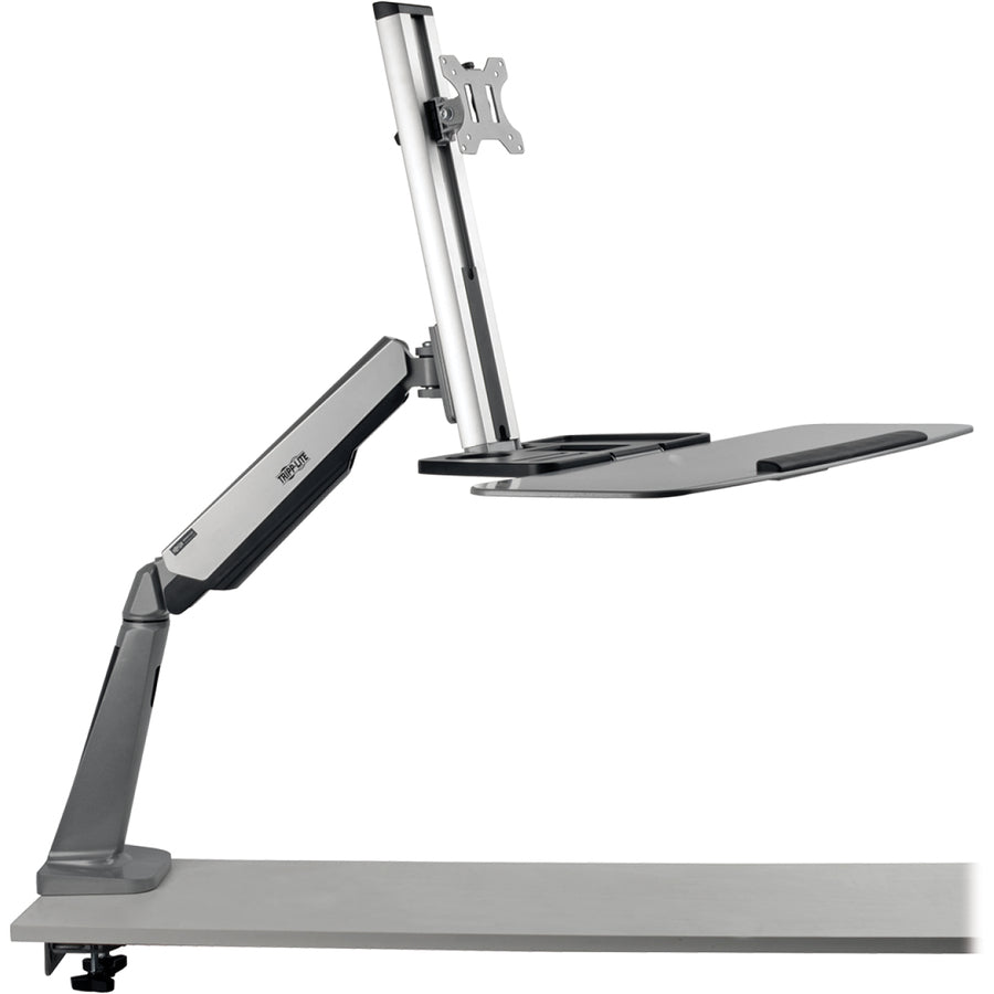 Tripp Lite WorkWise WWSS1332C Desk Mount for Workstation, Flat Panel Display, Monitor, TV, Display Screen - Black