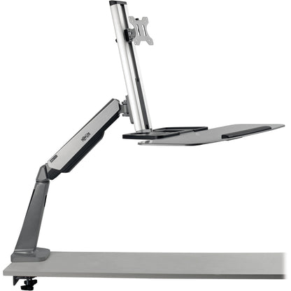 Tripp Lite WorkWise WWSS1332C Desk Mount for Workstation, Flat Panel Display, Monitor, TV, Display Screen - Black