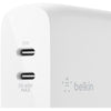 Belkin BOOST&uarr;CHARGE Dual USB-C PD GaN Wall Charger 68W