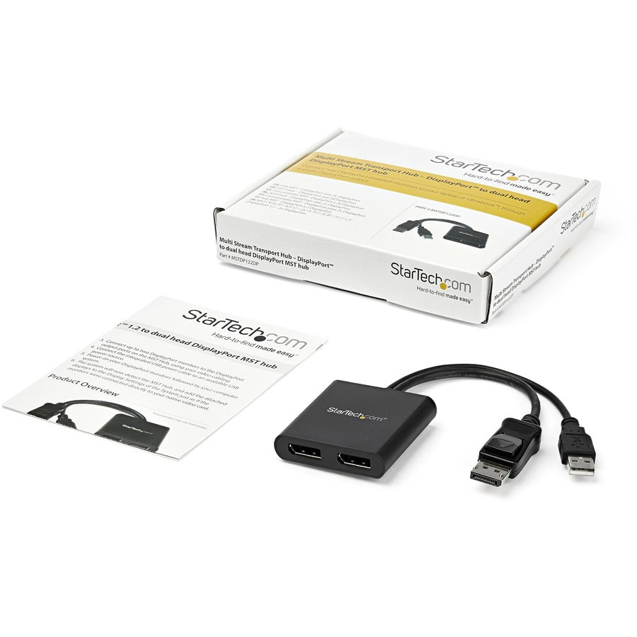 StarTech USB-C to HDMI Multi-Monitor Adapter - 2-Port MST Hub