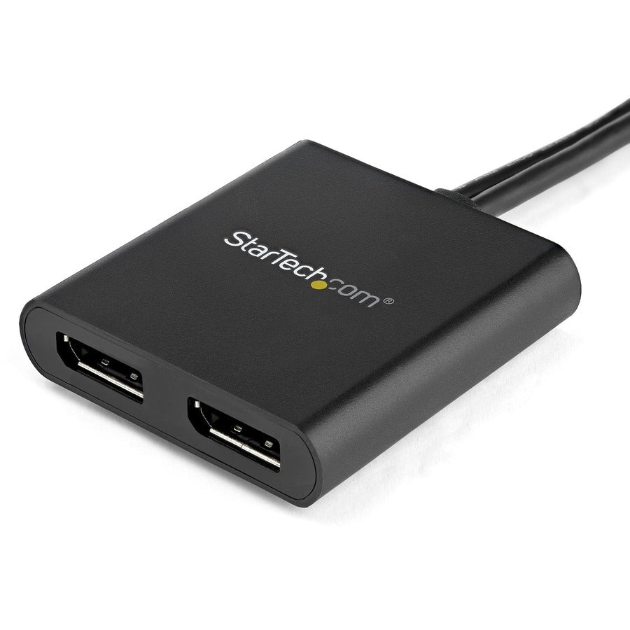StarTech.com 2-Port Multi Monitor Adapter, DisplayPort 1.2 MST Hub, Dual 4K 30Hz, Video Splitter for Extended Desktop Mode, Windows Only