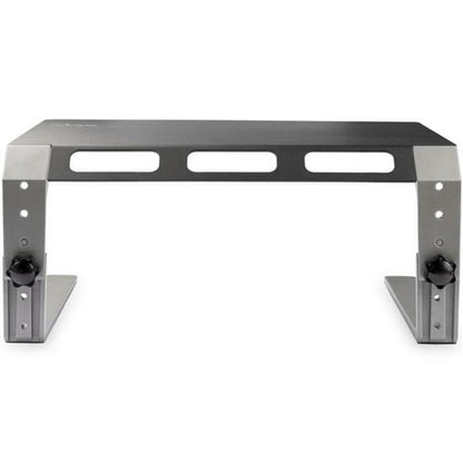 StarTech.com Monitor Riser Stand - For up to 32" Monitor - Height Adjustable - Computer Monitor Riser - Steel and Aluminum - Monitor Shelf with Three Height Settings