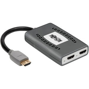 Tripp Lite 2-Port HDMI Splitter - HDMI 2.0, 4K @ 60 Hz, 4:4:4, Multi-Resolution Support, HDR, HDCP 2.2, USB Powered, TAA