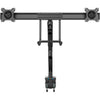 StarTech.com Desk Mount Dual Monitor Arm with USB & Audio - Slim Full Motion Dual Monitor VESA Mount up to 32" Displays - C-Clamp/Grommet
