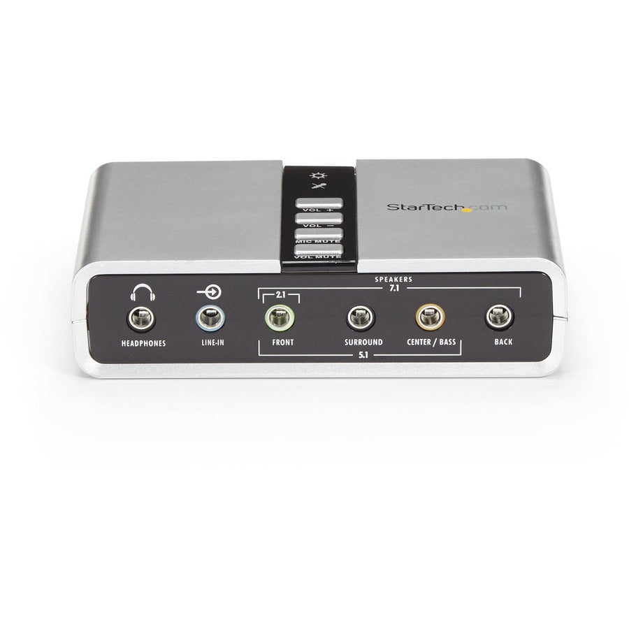 StarTech.com 7.1 USB Audio Adapter External Sound Card