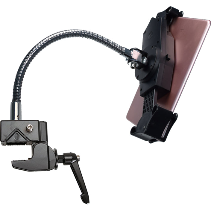 CTA Digital Heavy-Duty Gooseneck Clamp Stand For 7-13In Tablets