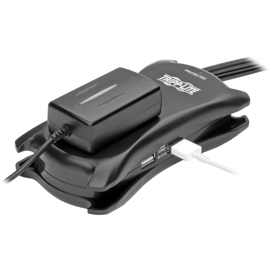Tripp Lite Notebook Surge Protector USB Charger 3 Outlet 1050 Joule