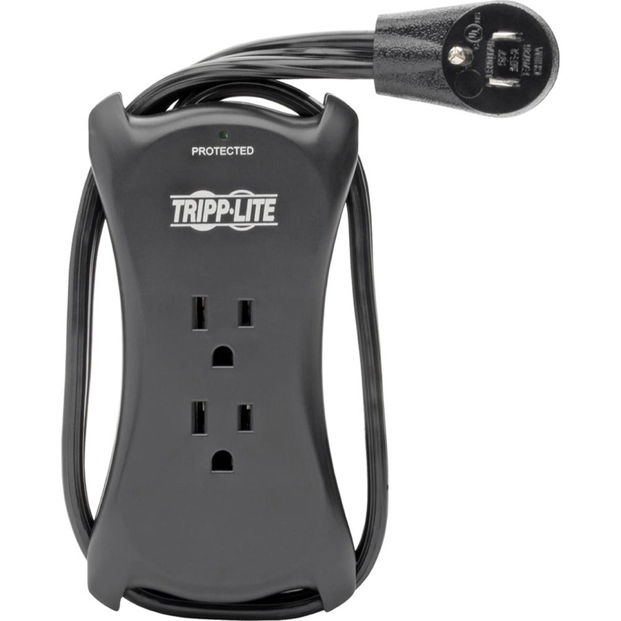 Tripp Lite Notebook Surge Protector USB Charger 3 Outlet 1050 Joule