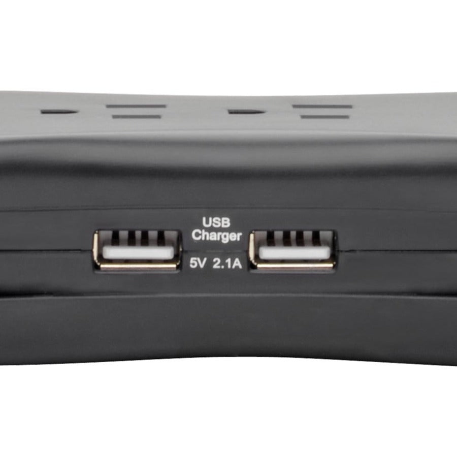Tripp Lite Notebook Surge Protector USB Charger 3 Outlet 1050 Joule