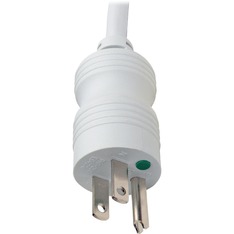 Tripp Lite Safe-IT Power Strip Hospital Medical Antimicrobial 120V 4 Outlet UL1363A 15' Cord Metal