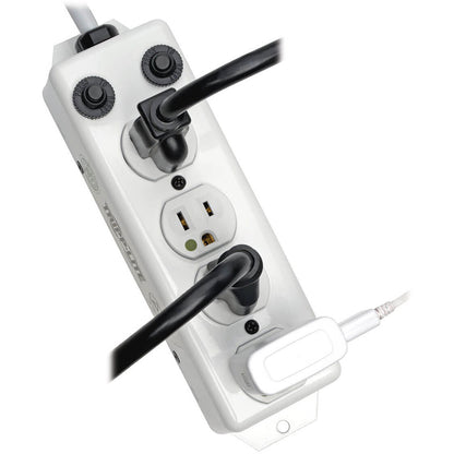 Tripp Lite Safe-IT Power Strip Hospital Medical Antimicrobial 120V 4 Outlet UL1363A 15' Cord Metal