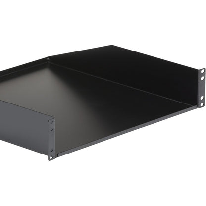 StarTech.com 2U Rack Mount Cantilever Shelf - Heavy Duty Fixed Server Rack Cabinet Shelf - 125lbs / 56kg
