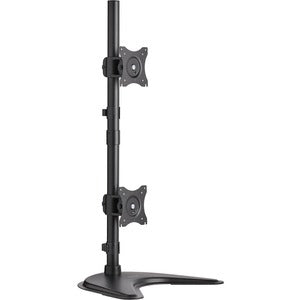 Tripp Lite Dual Vertical Flat-Screen Desk Mount Monitor Stand Clamp Swivel Tilt 15" to 27" Flat Screen Displays