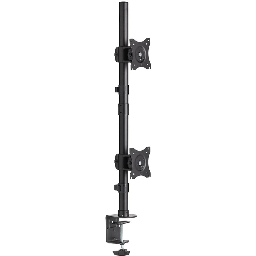 Tripp Lite Dual Vertical Flat-Screen Desk Mount Monitor Stand Clamp Swivel Tilt 15" to 27" Flat Screen Displays