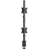 Tripp Lite Dual Vertical Flat-Screen Desk Mount Monitor Stand Clamp Swivel Tilt 15" to 27" Flat Screen Displays