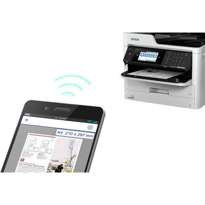 Epson WorkForce Pro WF-M5799 Wireless Inkjet Multifunction Printer - Monochrome