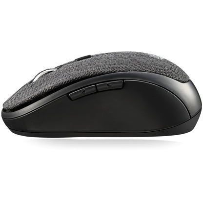 Adesso iMouse S80B - Wireless Fabric Optical Mini Mouse (Black)