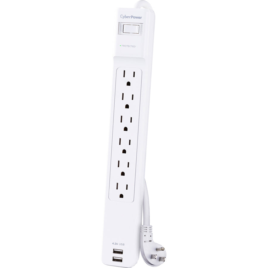 CyberPower CSP606U42A Professional 6 - Outlet Surge with 900 J