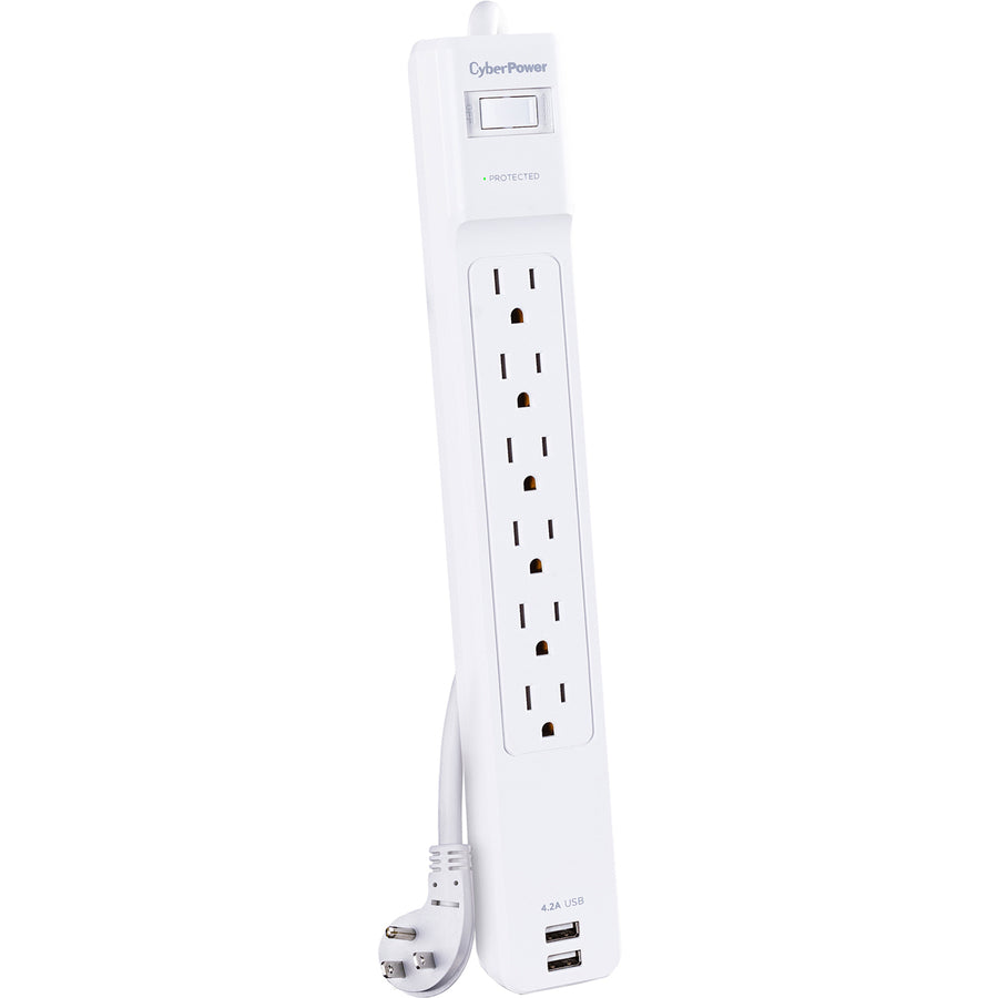 CyberPower CSP606U42A Professional 6 - Outlet Surge with 900 J
