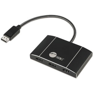 Triple 4K DisplayPort 1.4 to 2 DP & HDMI MST Hub Splitter