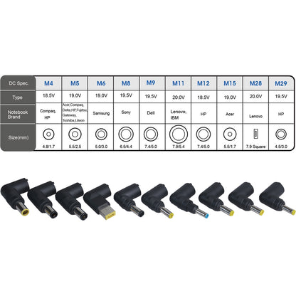 SIIG Ultra-Compact Universal Laptop Power Adapter - 90W