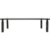 Tripp Lite Monitor Riser Stand Desktop Metal Height Adjustable Black 18x11in