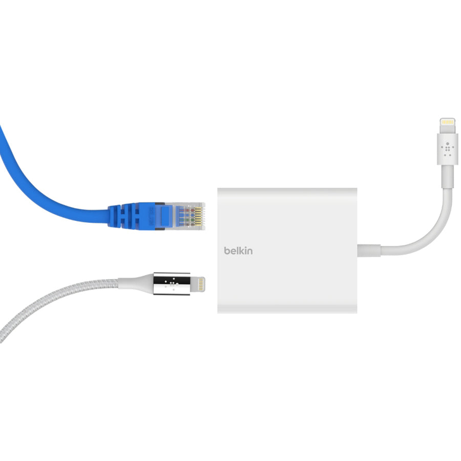 Belkin Ethernet + Power Adapter with Lightning Connector