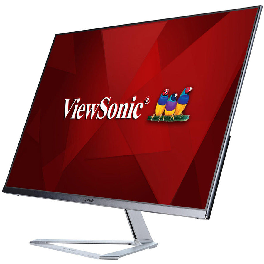 Viewsonic Ultra Slim VX3276-2K-MHD 32" WQHD LED LCD Monitor - 16:9 - Silver