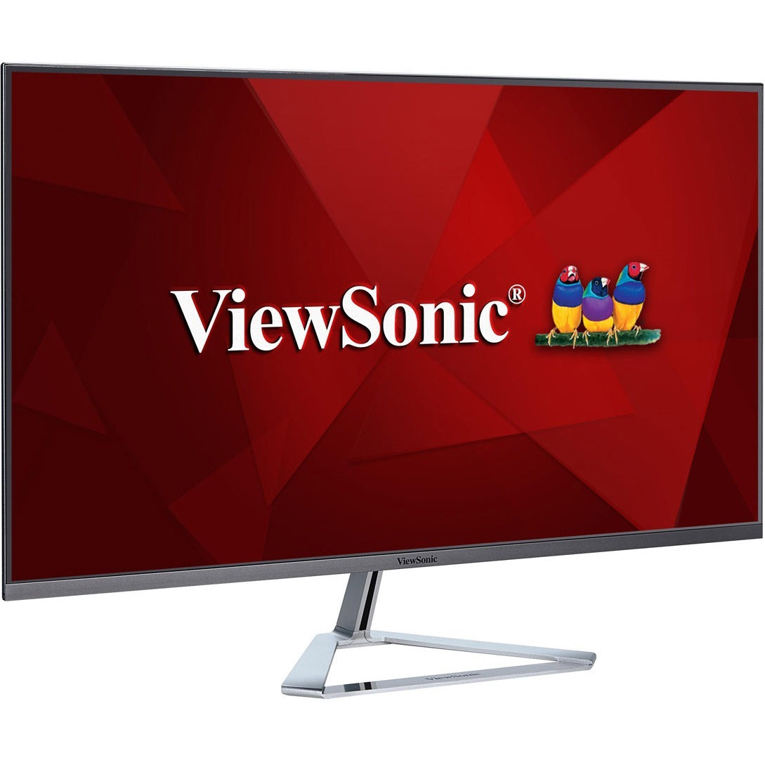 Viewsonic Ultra Slim VX3276-2K-MHD 32" WQHD LED LCD Monitor - 16:9 - Silver