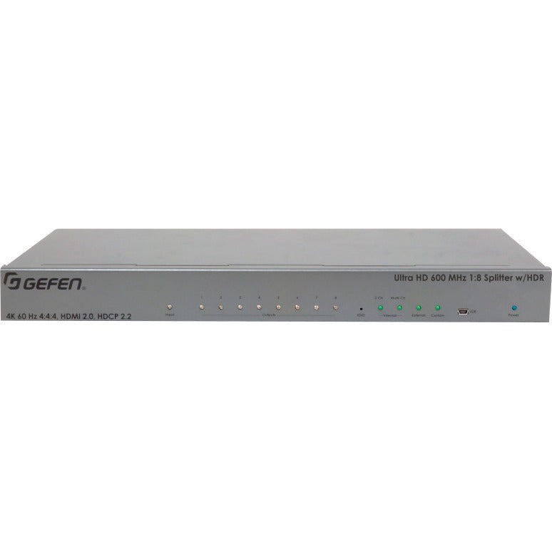 Gefen Ultra HD 600 MHz 1:8 Splitter for HDMI w/ HDR