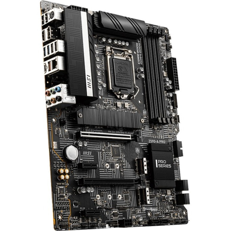 MSI Z590-A PRO Desktop Motherboard - Intel Chipset - Socket LGA-1200 - Intel Optane Memory Ready - ATX