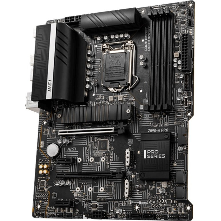 MSI Z590-A PRO Desktop Motherboard - Intel Chipset - Socket LGA-1200 - Intel Optane Memory Ready - ATX