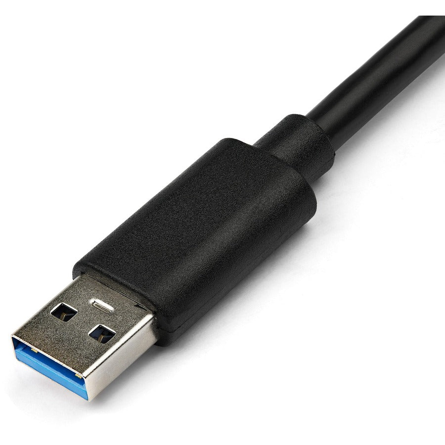 StarTech.com USB 3.0 to Gigabit Ethernet Adapter NIC w/ USB Port - Black