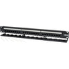 Tripp Lite 24-Port Cat6 Cat5 Patch Panel Rackmount 110 Punch Down RJ45 Ethernet 1URM