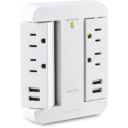 CyberPower P4WSU Home Office 4 - Outlet Surge with 900 J