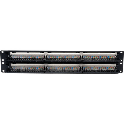 Tripp Lite 48-Port Cat5e Cat5 Rackmount Patch Panel 568B 110 Punch 2URM TAA