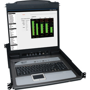 Tripp Lite 16-Port Rack Console KVM Switch 19" LCD PS2/USB Cables 1U