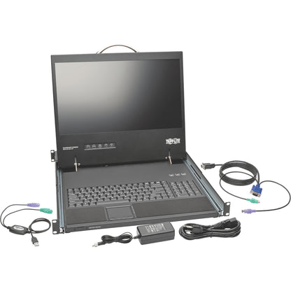 Tripp Lite Rack Console Short-Depth KVM Cable Kit w/ 19" LCD VGA 1U TAA