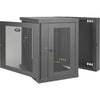 Tripp Lite 10U Wall Mount Rack Enclosure Server Cabinet Hinged w/ Door & Sides