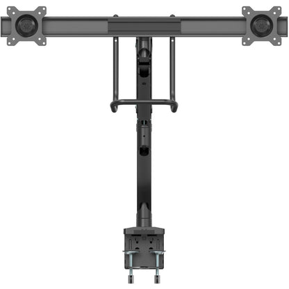 StarTech.com Desk Mount Dual Monitor Arm - Ergonomic VESA Mount 32" (17.6lb) Displays - Crossbar Handle for Full Motion - C-Clamp/Grommet