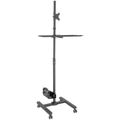 Tripp Lite Mobile Workstation TV Floor Stand Cart Height-Adjustable 17-32in