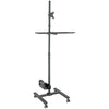 Tripp Lite Mobile Workstation TV Floor Stand Cart Height-Adjustable 17-32in