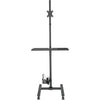 Tripp Lite Mobile Workstation TV Floor Stand Cart Height-Adjustable 17-32in